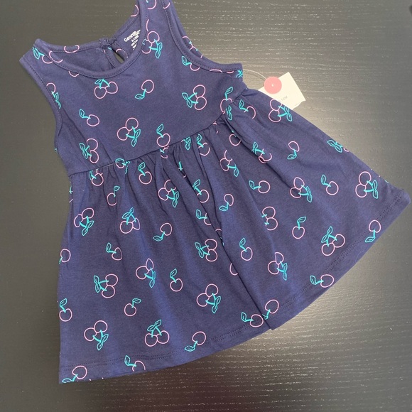 George Other - ⭐️2/$8.00⭐️-Kids Casual Dress - Navy with Cherry Print NWT